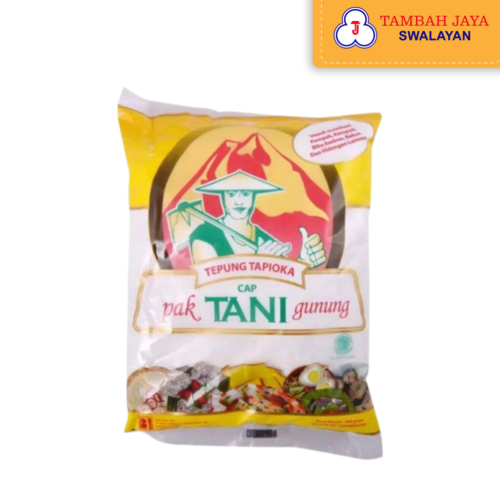 

Tepung Tapioka Cap Pak Tani Gunung 500gr