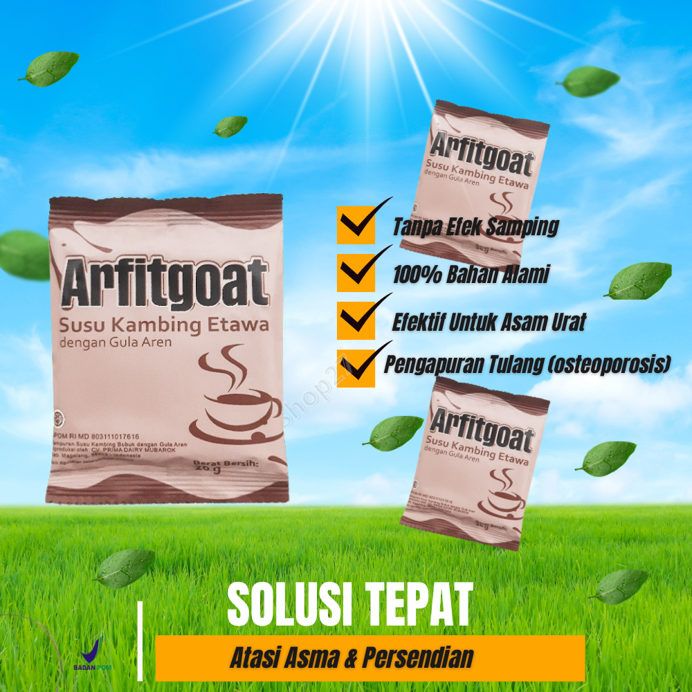 

Susu Bubuk Arfitgoat Etawa Platinum Plus Gula Aren Kemasan Sachet 20gr Halal Aman BPOM