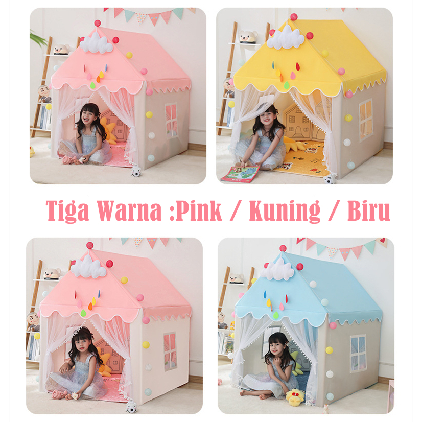 NEW Tenda Anak Bentuk Rumah Ukuran Besar Tenda Bermain Mainan Tenda Anak Anak