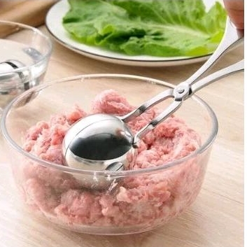 cetakan scoop bakso alat cetak baso stainless steel meetball maker