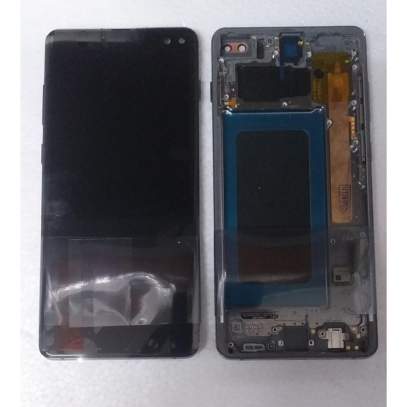 LCD +Frame Samsung S10+ S10Plus Original Support Fingerprint