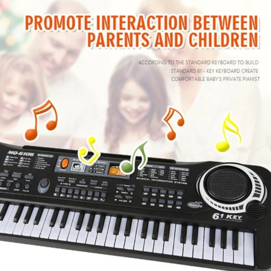 [Hero] Mainan Musik Anak Piano Keyboard Elektronik - ELECTRONIC KEYBOARD 61 KEY