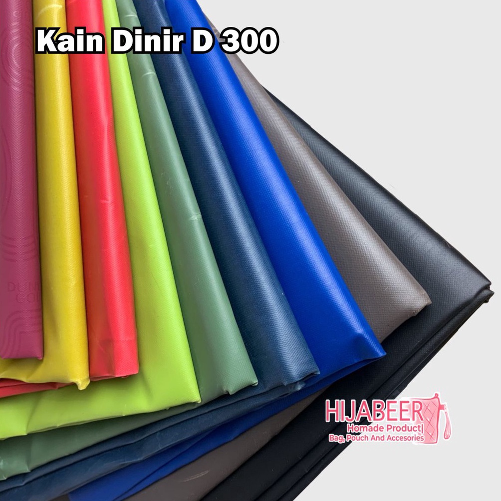 [✑V18] Permeter Kain Dinir Kain Kulit Imitasi D300 Bahan Tas Dinier Bahan Coating PVC Polyester Berk