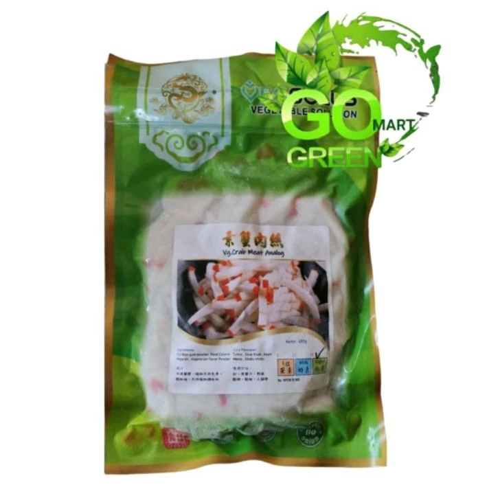 

CRAB MEAT/DAGING KEPITING IRIS 450g VEGAN