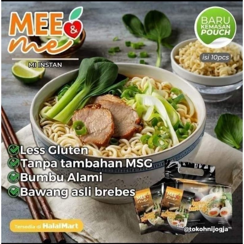 

MEE & ME HNI tanpa MSG DAN LESS GLUTEN
