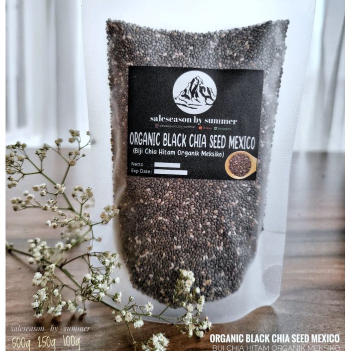 

R3adyst0ck Chia Seed 100gr Organic Black Chia Seed Mexico [64]