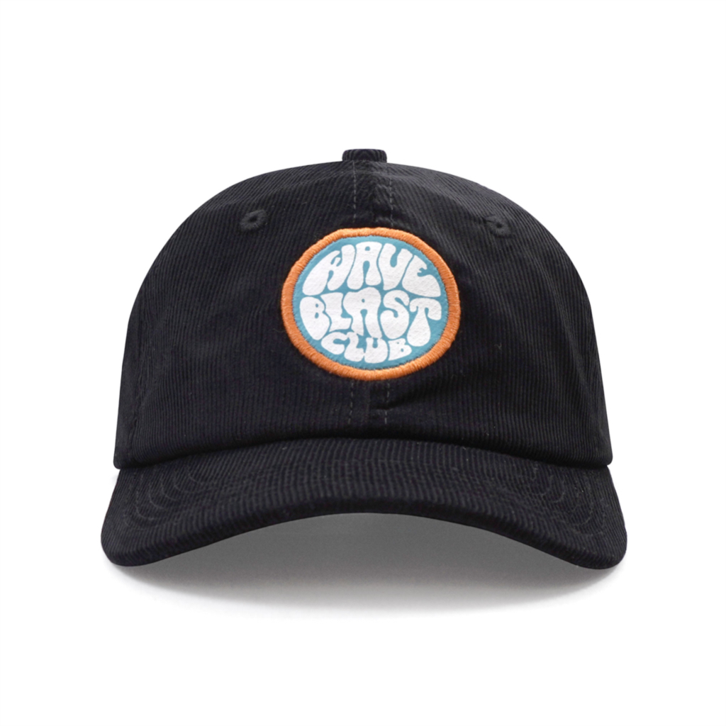 Waveblast Hat Baseball - Oracle Corduroy Black & Khaki