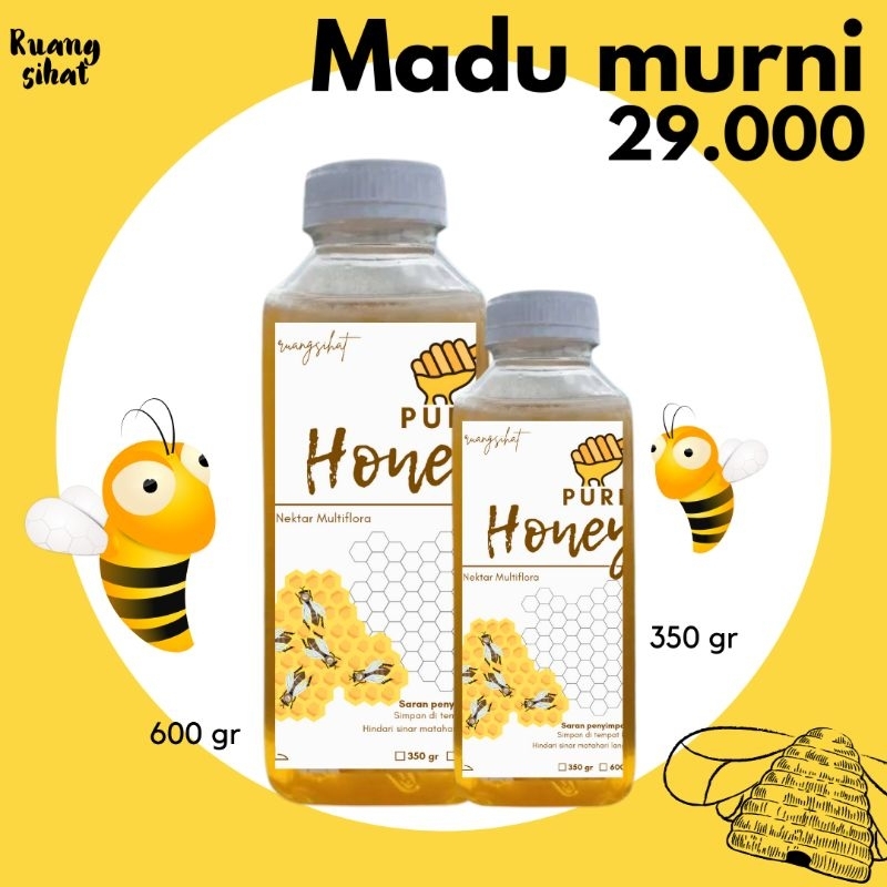 

Bisa COD Madu murni asli 350gr by Ruang Sihat