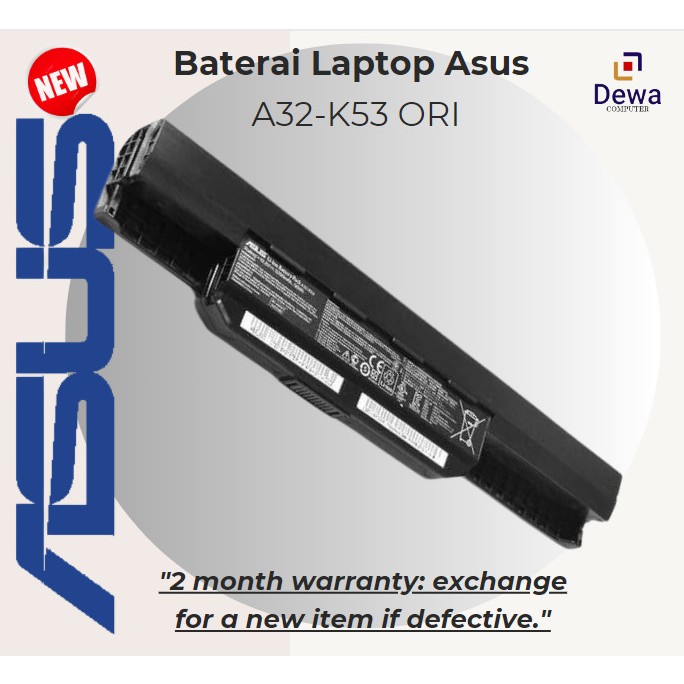 Baterai Laptop Asus A32-K53 ORI Batere..