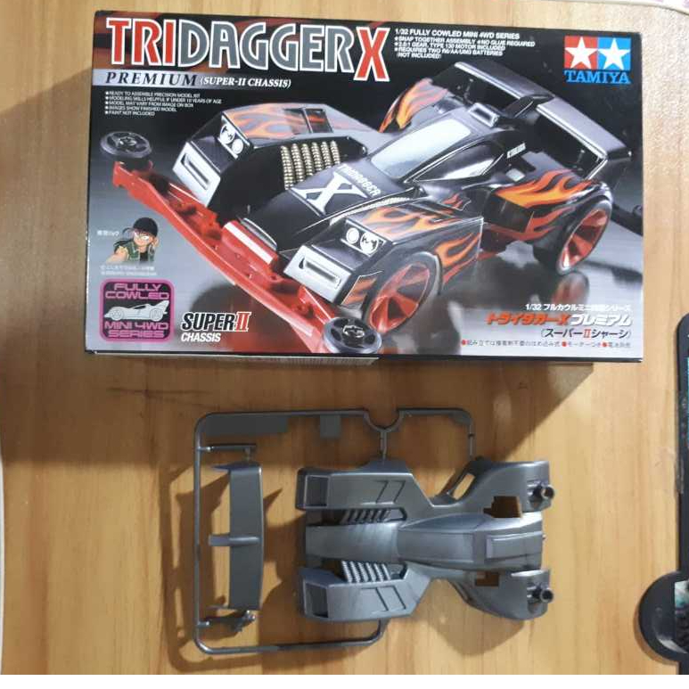 Body Tamiya TridaggerX Original lose kit