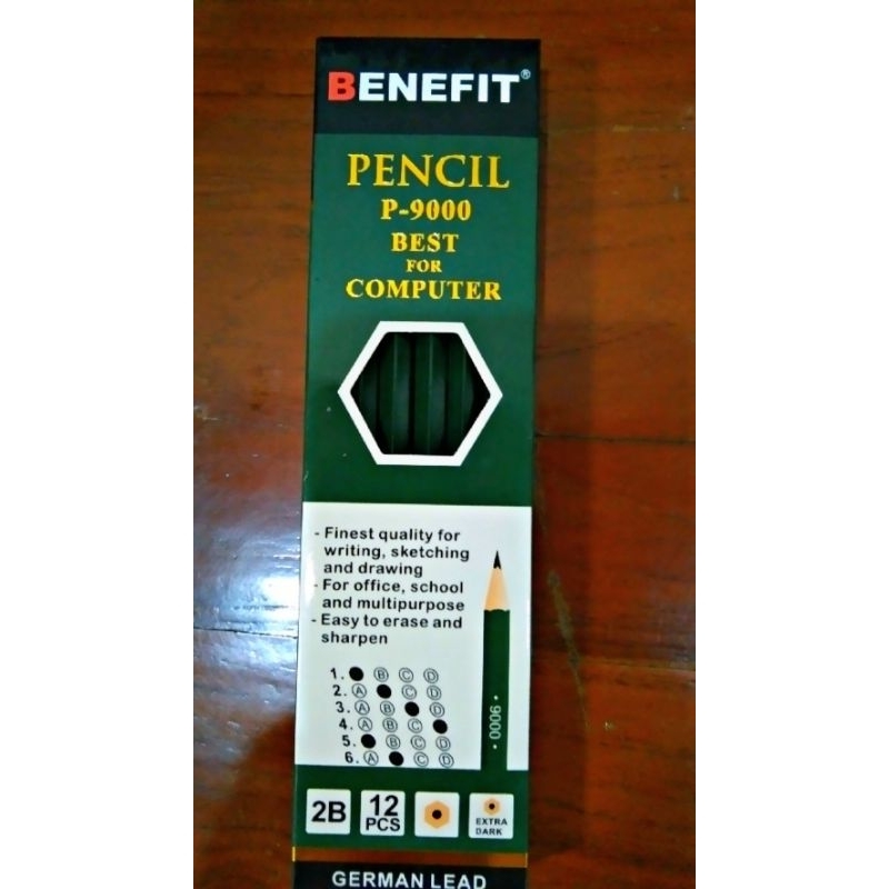 

PENSIL BENEFIT P-9000 HIJAU (PACK)