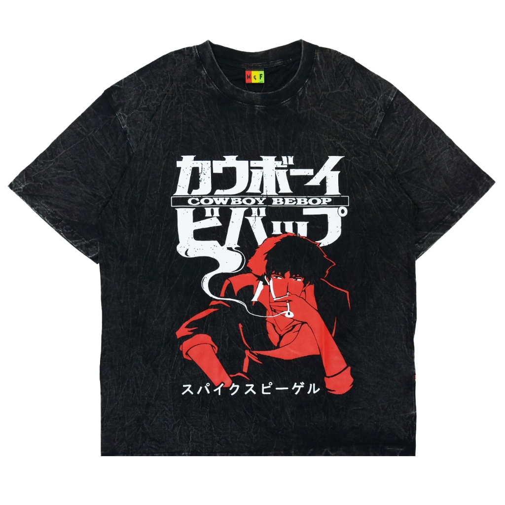 MFS T-SHIRT / COWBOY BEBOP / OVERSIZE / ACID WASH