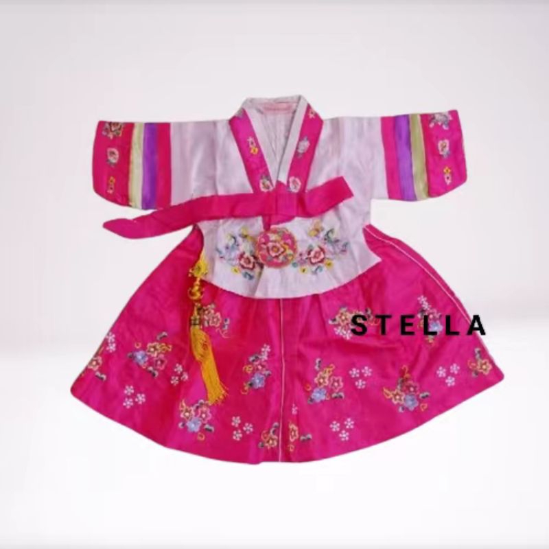 Dress HANBOK KOREA anak / Traditional HANBOK Set Korea anak untuk 10 tahun kebawah
