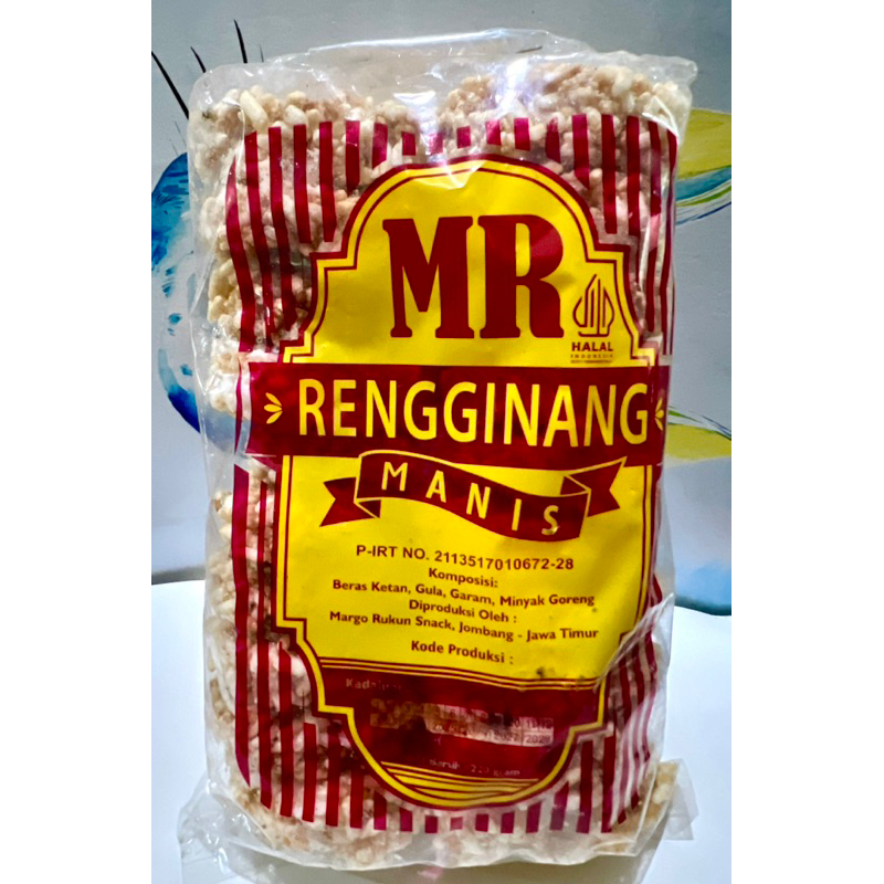 

RENGGINANG MANIS DAN GURIH 250 GR