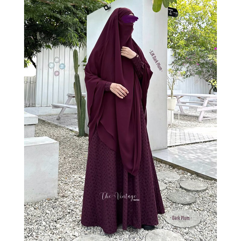 READY GAMIS THE VINTAGE SET FK & NP DARK PLUM SZ M&XL