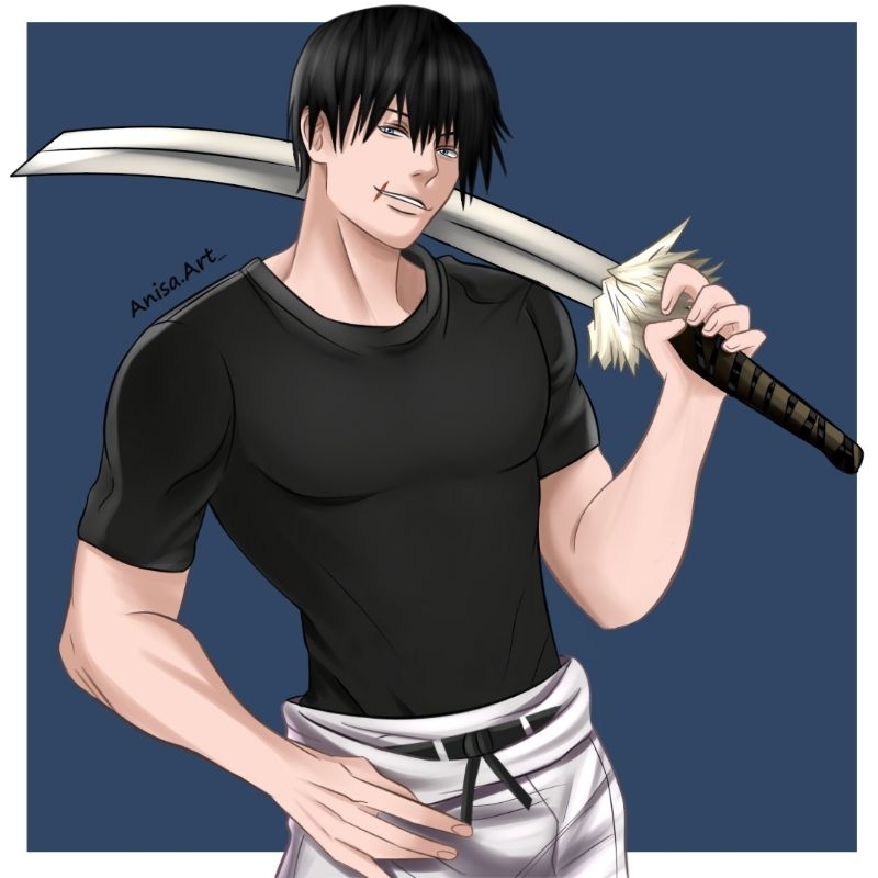 mainan katana kayu toji fushiguro split soul COSPLAY