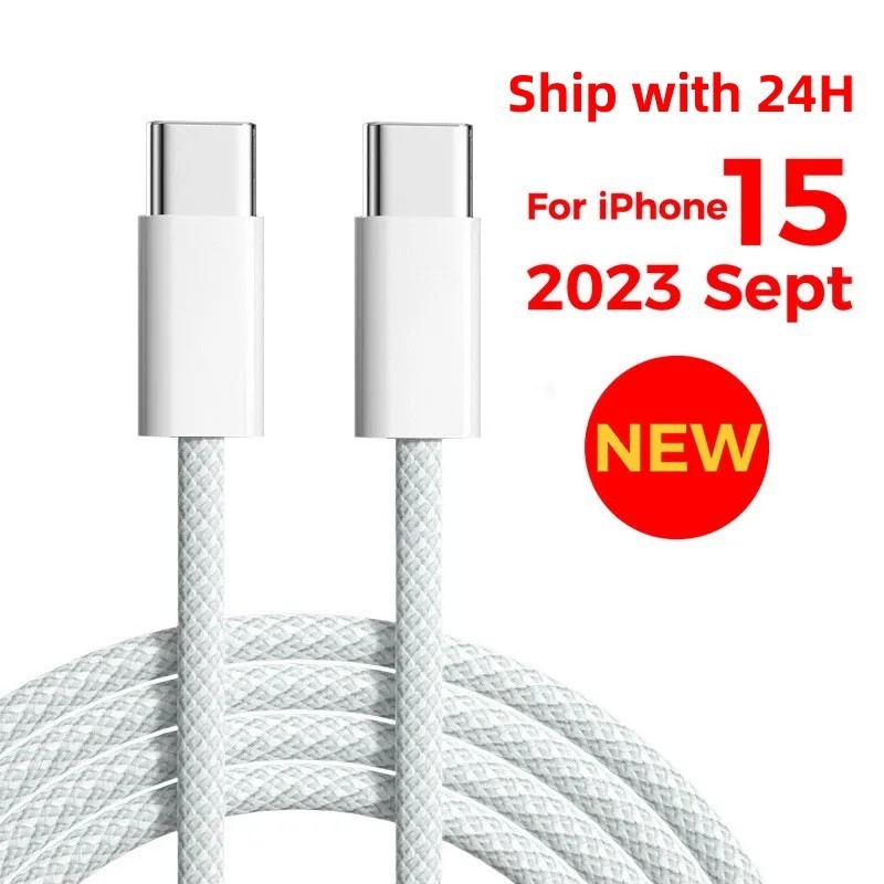 Kabel Data Charger OEM Ip Type C to C dan C to Lightning A To Lightning Suport Fast Charging Kualita