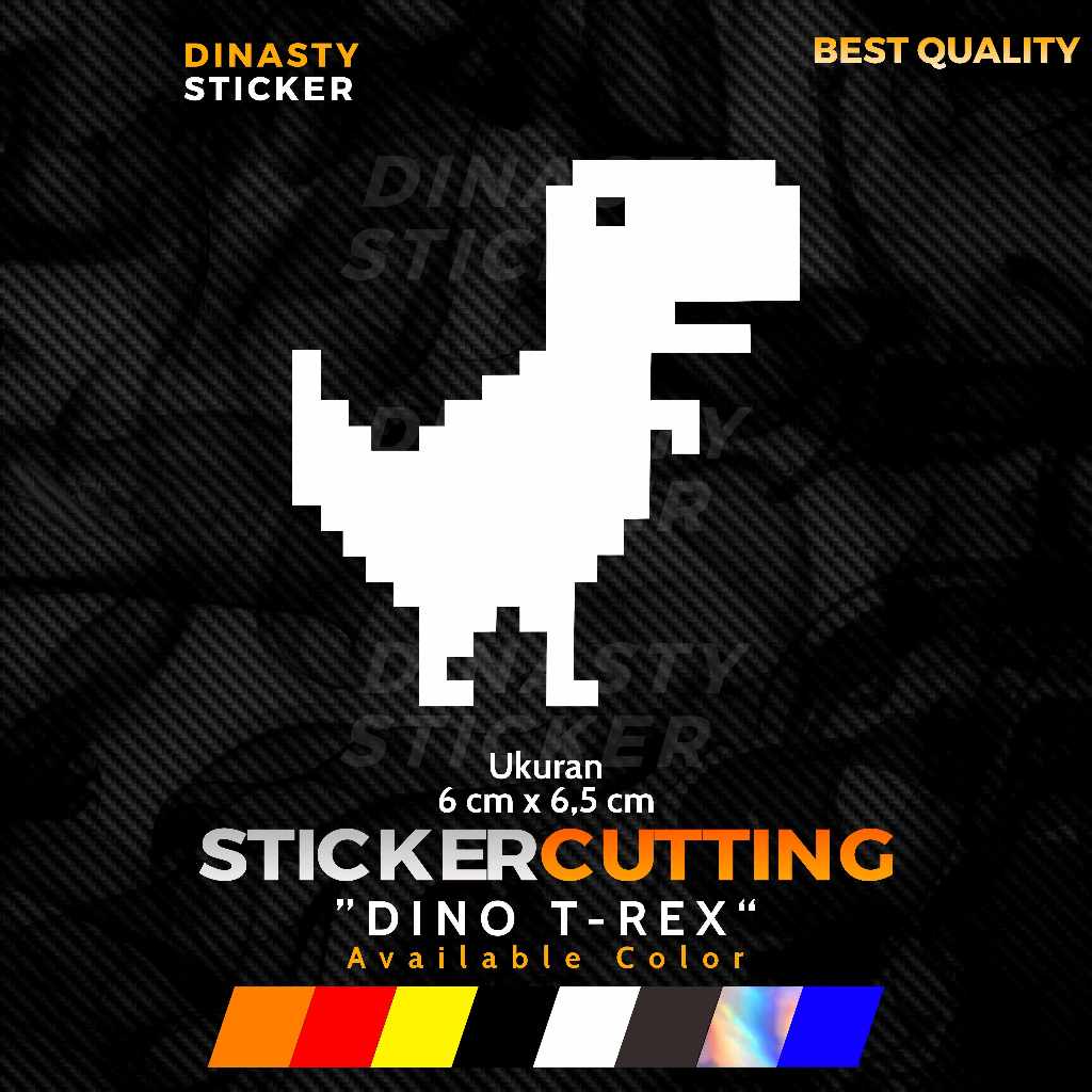 

STICKER STIKER CUTTING GAME DINO TYREX DINOSAURUS