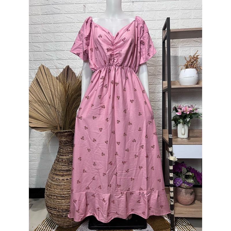 (Ld140)Panjang 130-140 Daster Zara Ruffle Super Jumbo