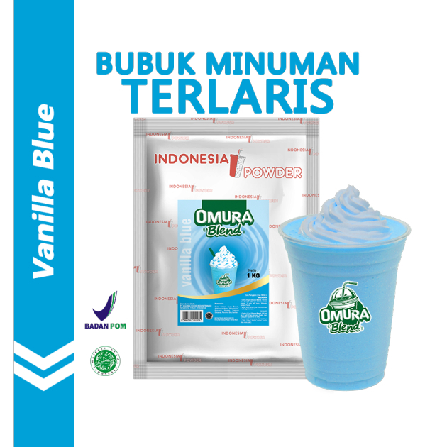 

Vanilla Blue 1Kg / Powder Minuman Berkualitas Merk Omura Blend