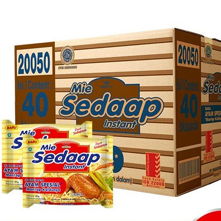 

[DUS isi 40] MIE SEDAAP rasa ayam spesial | mie kuah rebus karton isi 40 pcs x 69 gram