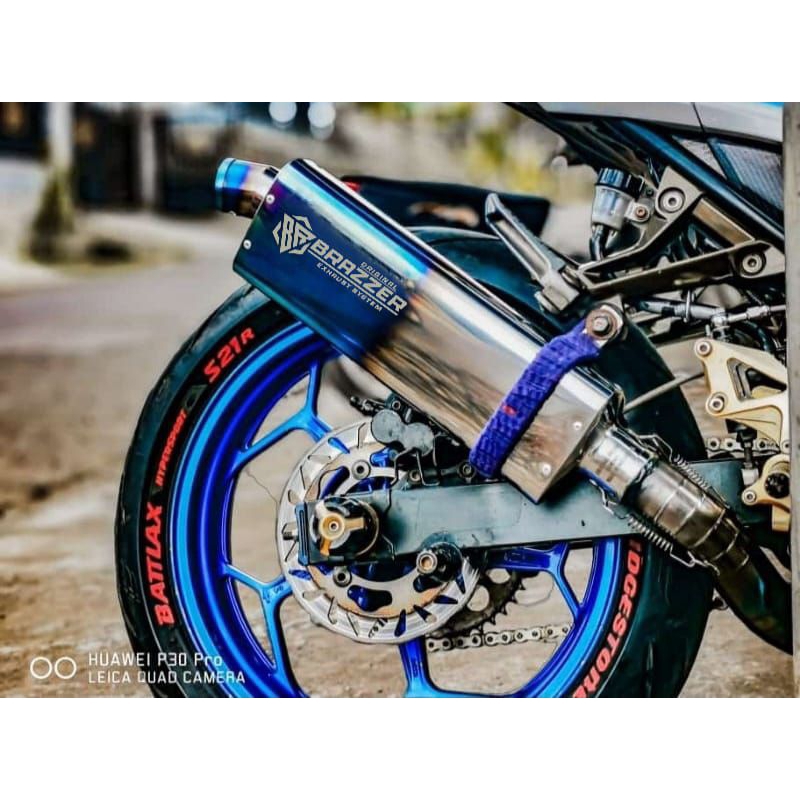 Knalpot Racing Big Volume bass adem empuk bertenaga include db killer universall all type motor Ninj