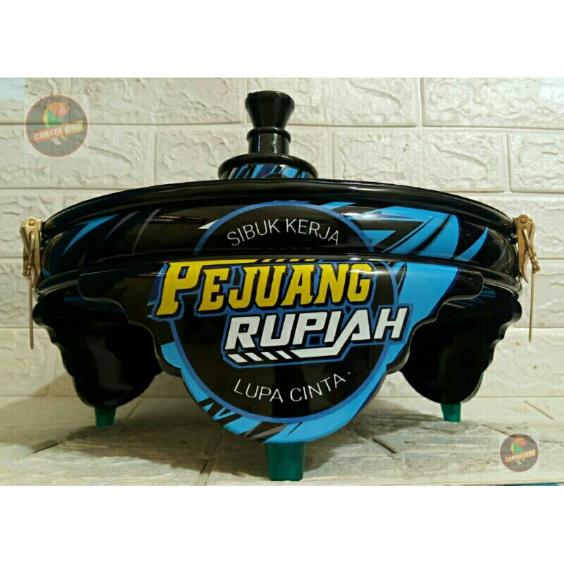 TEBOK KANDANG LOVEBIRD PVC SEMOK TEBAL PEJUANG RUPIAH