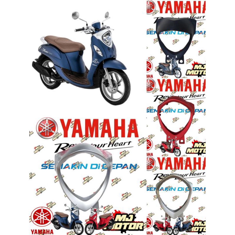 BATOK DEPAN COVER LAMPU FINO GRANDE 125 ORIGINAL YAMAHA 1YD-H4144-00-