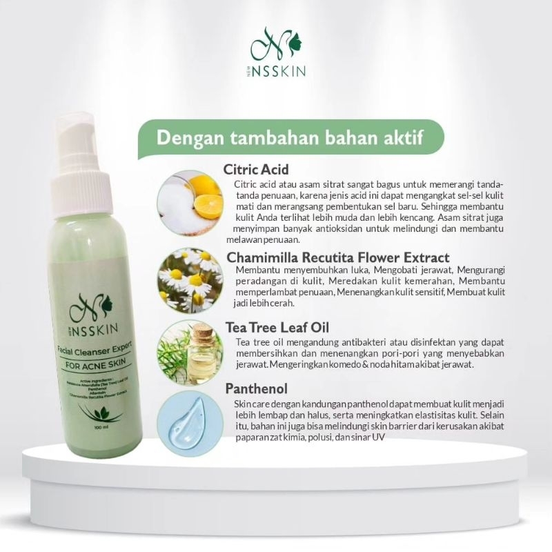 NEW NS SKIN ACNE FACIAL WASH