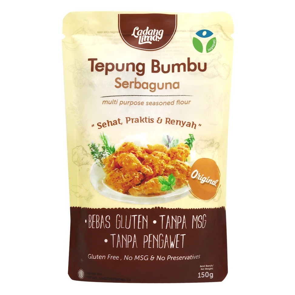 

8JH Tepung Bumbu Gluten Free 150g / Tepung Pisang Goreng / Tepung Bakwan/ Ladang Lima vgegh