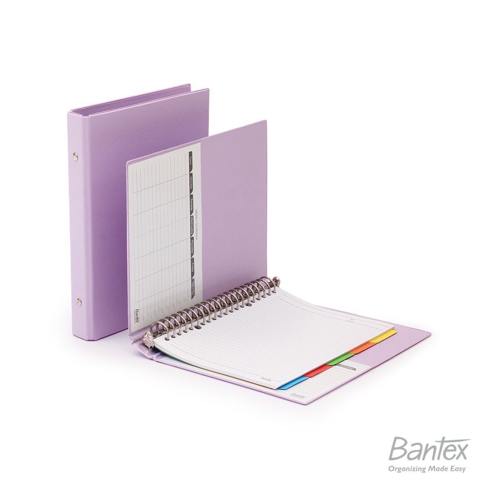 

BUKU BINDER NOTE BANTEX A5 1324-24 LIGHT PURPLE