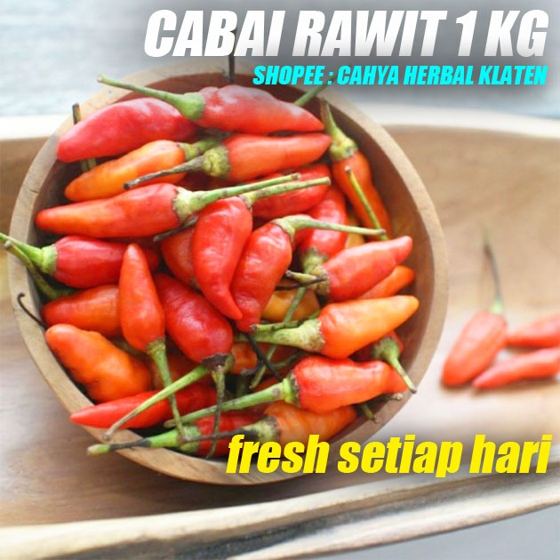 

Cabai / Cabe Rawit Merah 1 Kg