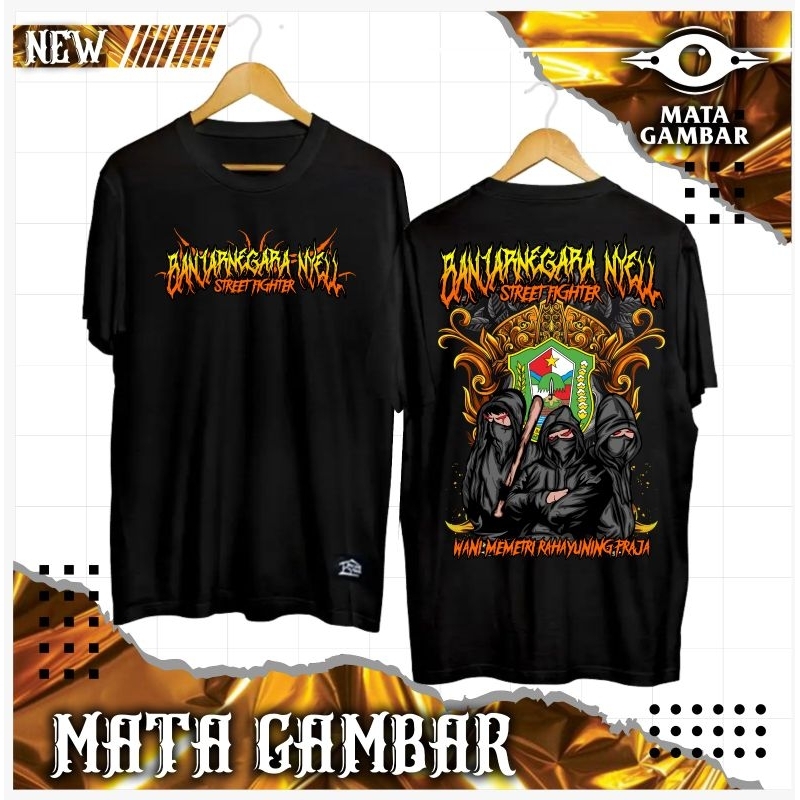 T-SHIRT BANJARNEGARA NYELL STREET FIGHTER || COD