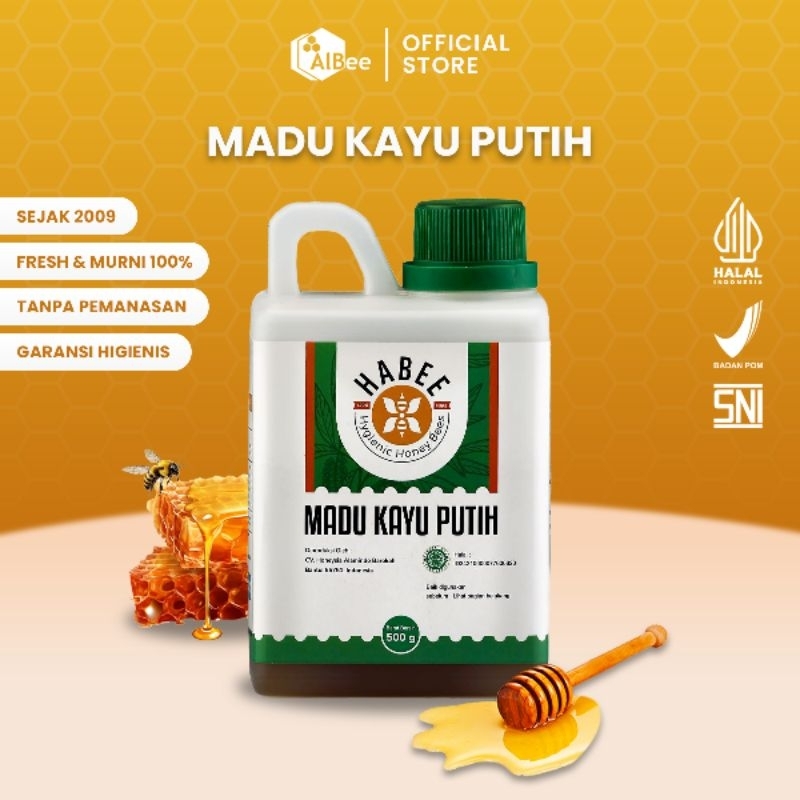 

Madu Booster Asli Higienis Kualitas Dan Kekentalan Terjamin - Madu Kayu Putih Habee