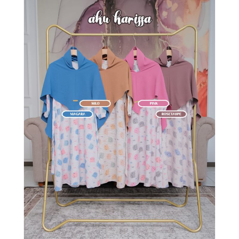 GAMIS SET HIJAB KIDS PANDA ORI AKU KARISSA