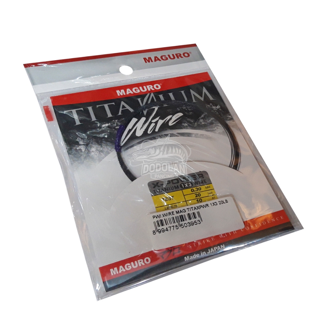 Wire Kawat Neklin Maguro Titanium X-Power 1X3 Dodolan Pancing