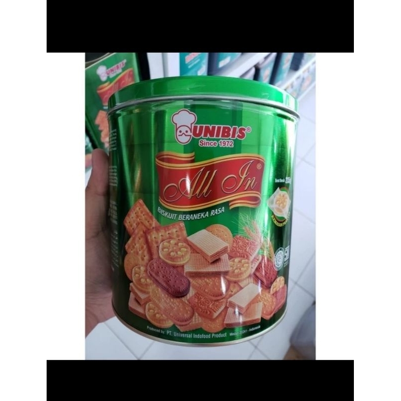 roti kaleng unibis all time kaleng bulat hijau kecil