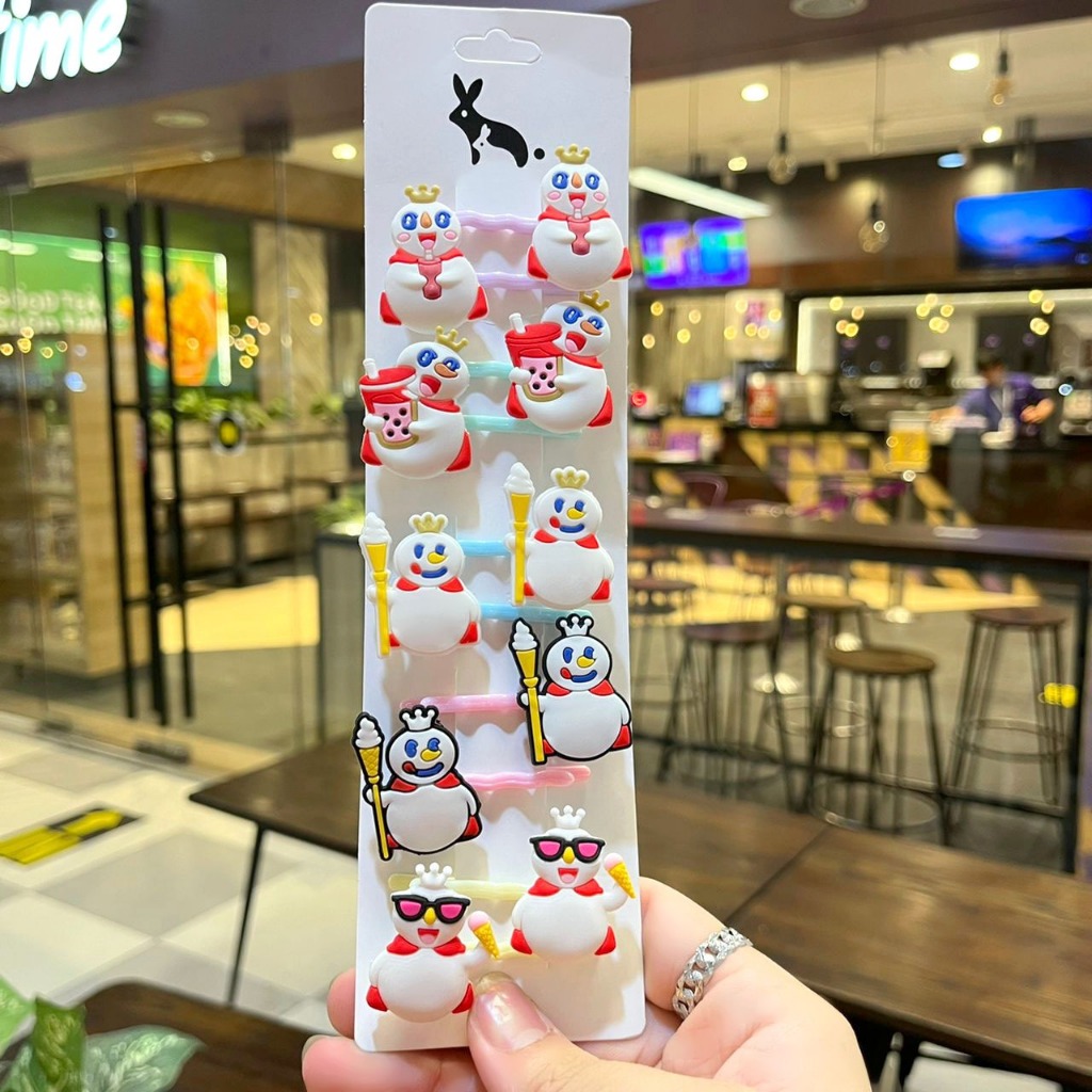 10 PCS JEPIT RAMBUT ANAK LUCU/ JEPITAN RAMBUT ANAK LUCU MIX KARAKTER