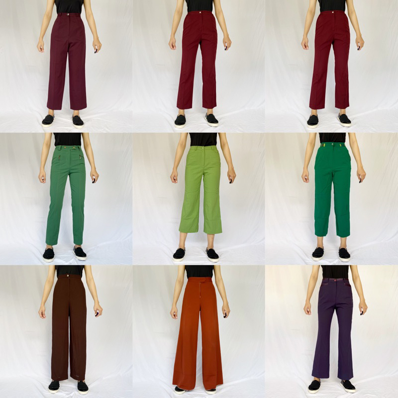 celana kain/jumpsuit/ denim/vintage/ kulot/ highwaist / kargo