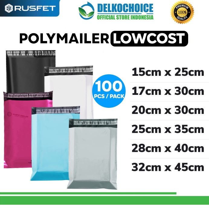 

Plastik Polymailer PACK LOW COST Amplop Polimailer Packing RUSFET