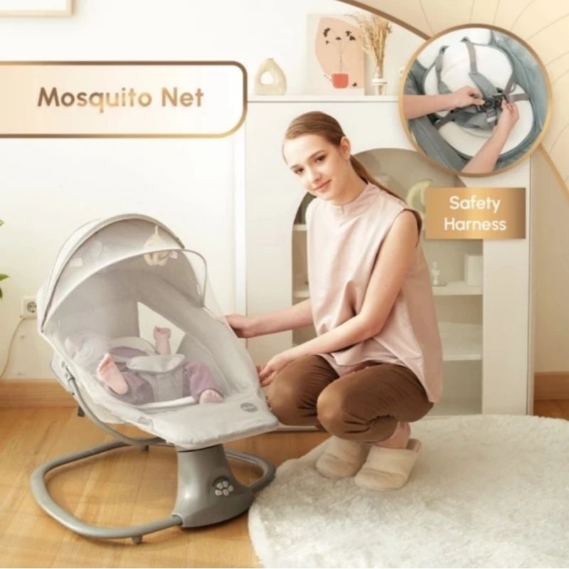 Cocolatte Snuggli Premier 2.0 with footrest Bouncer Snuggli Weeler