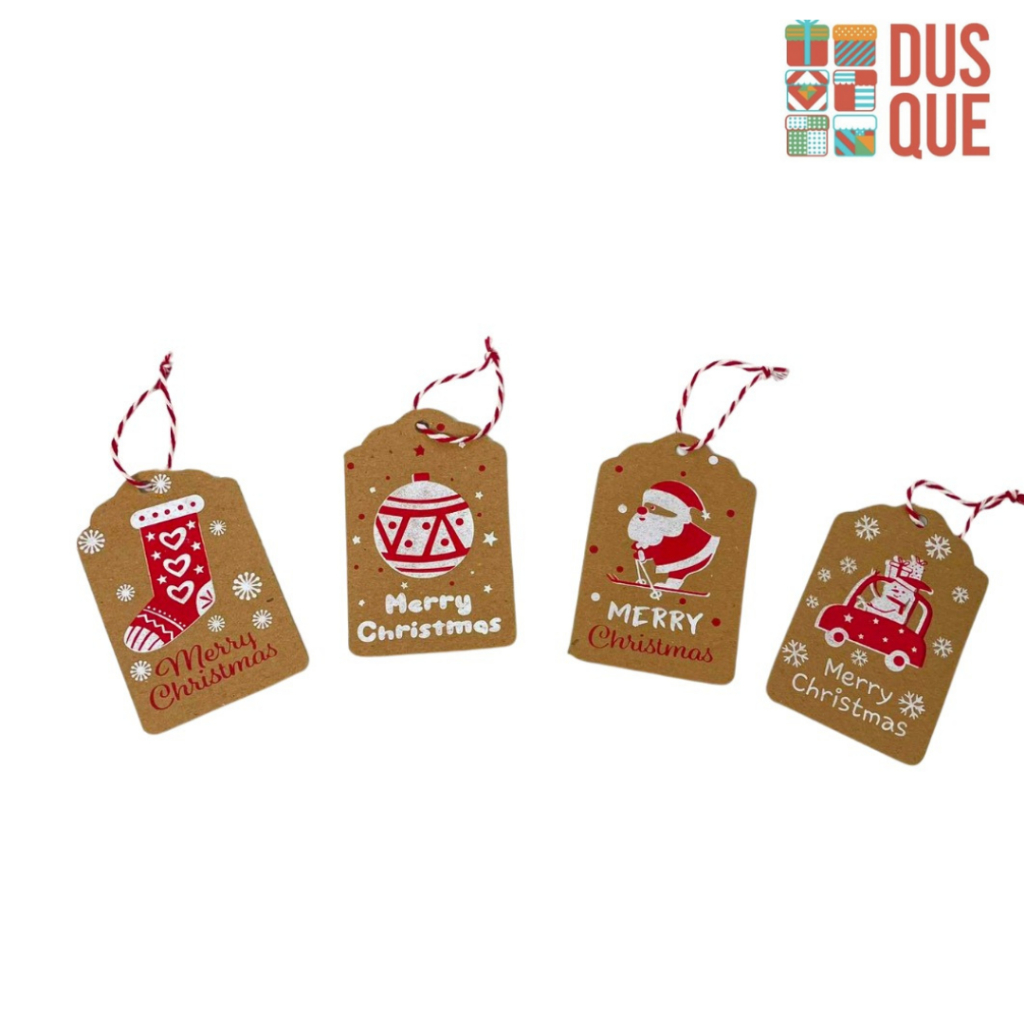 

(10 Pcs) HANG TAG NATAL / HANG TAG MERRY CHRISTMAS