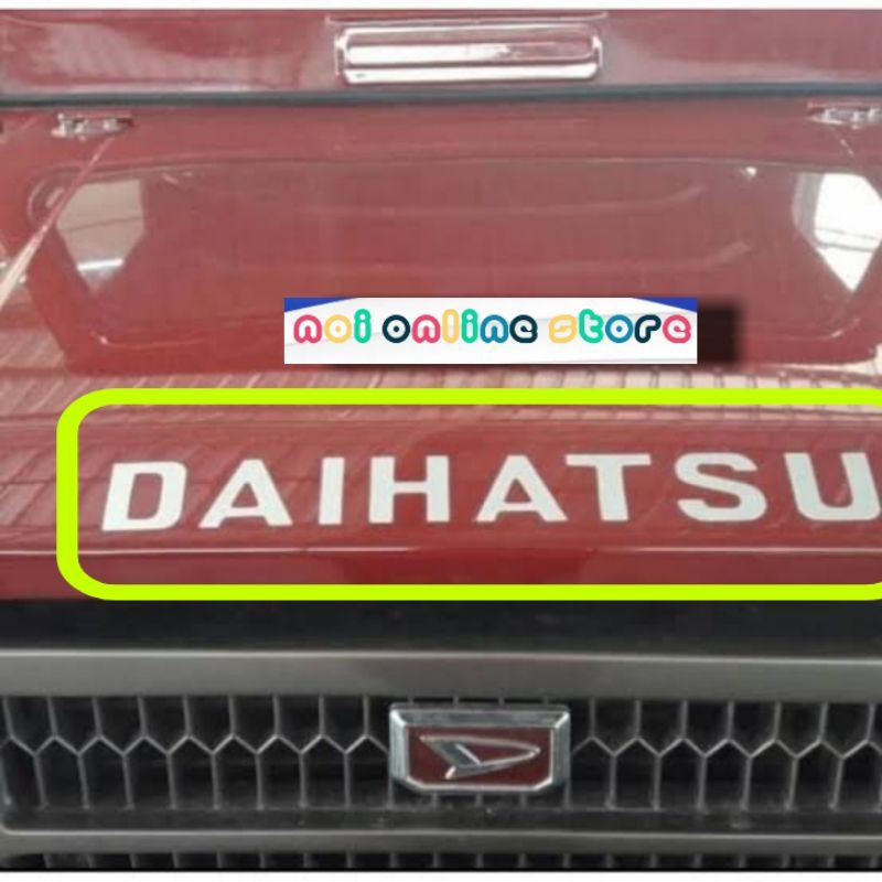 Stiker tulisan DAIHATSU untuk mobil Taft kebo /Taft GT