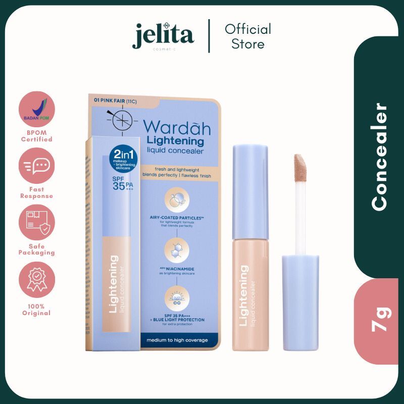 Jelita Cosmetics-Wardah Lightening Liquid Concealer