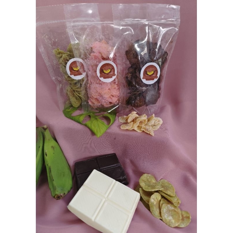 

70gr keripik pisang coklat lumer