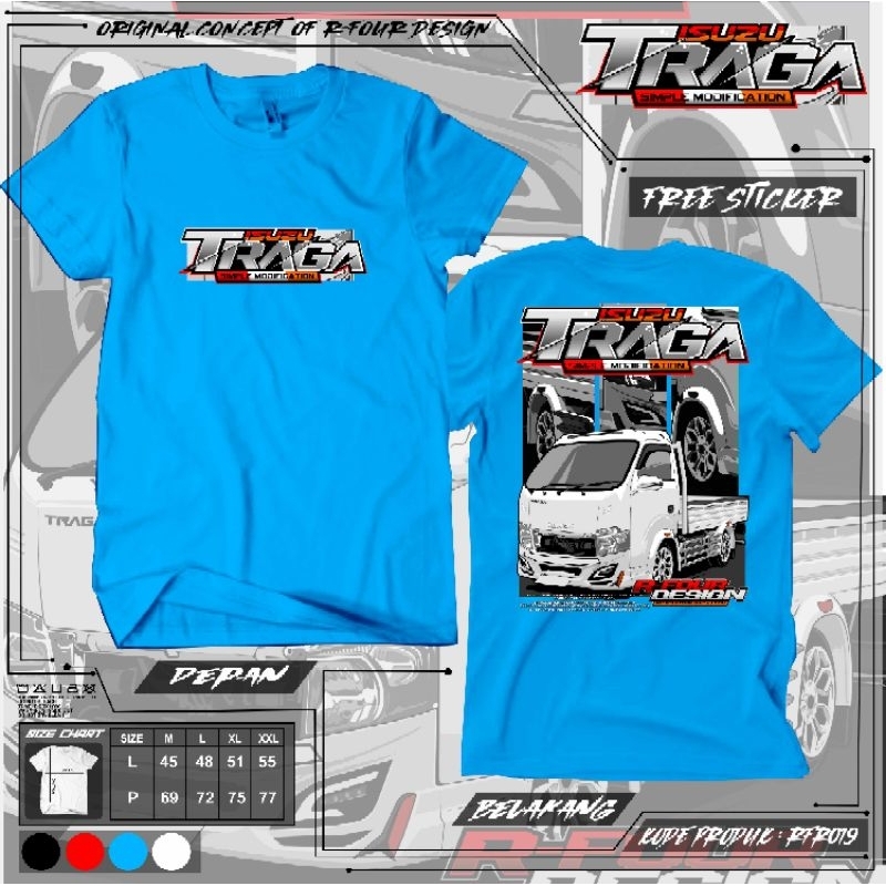 KAOS TRAGA RFR019 KAOS IZUZU KAOS  IZUZU TRAGA