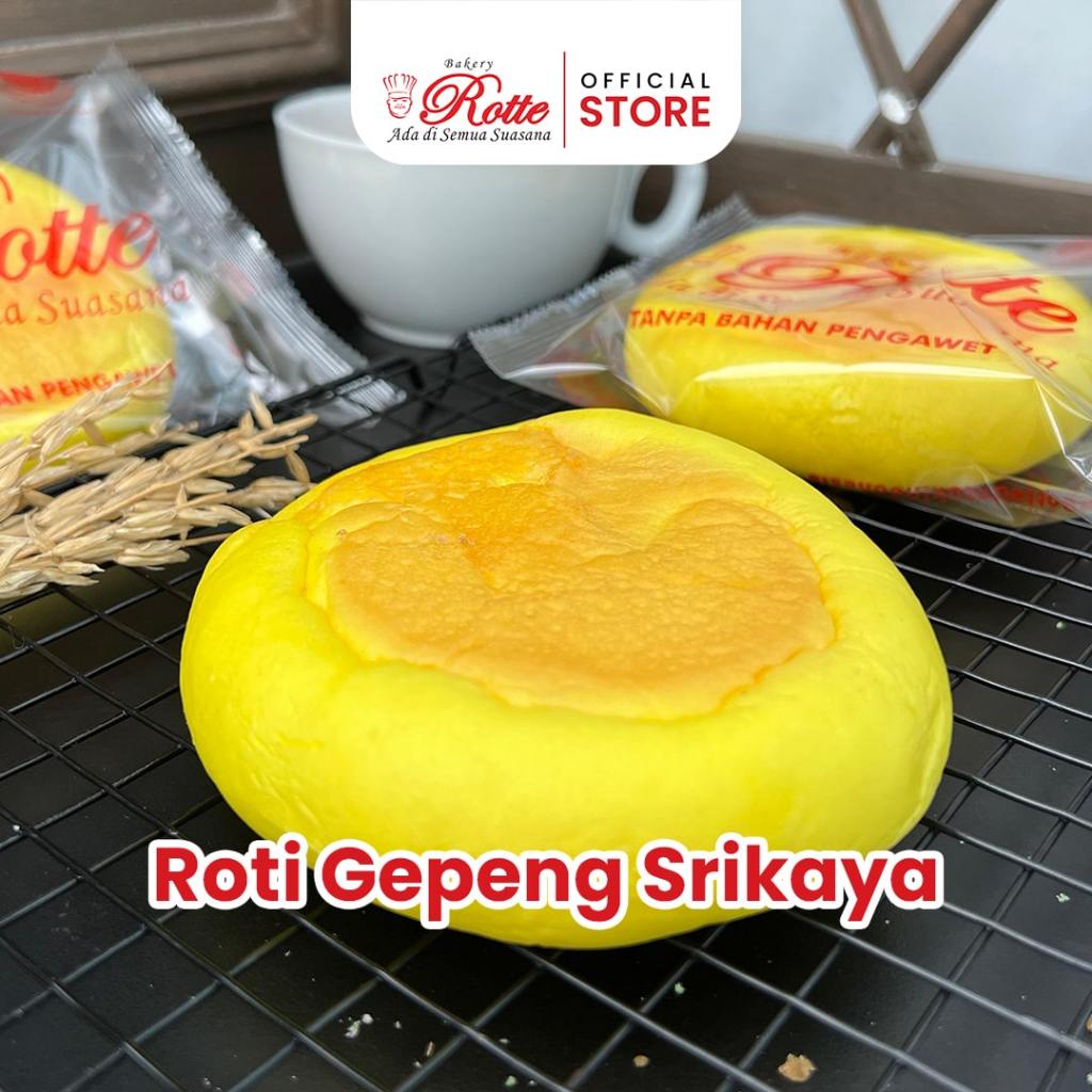 

Roti Gepeng Satuan Roti Srikaya Asli Pekanbaru Rotte Bakery Ukuran 50 Gram