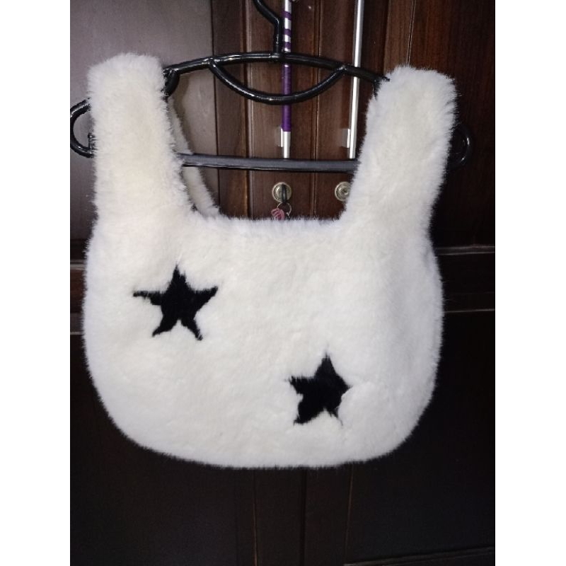 Tas Bulu Bintang Preloved ~