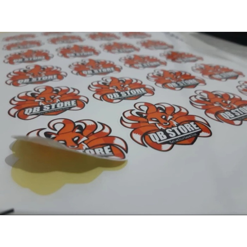 

Cetak Kilat Stiker Label Kemasan Produk Bahan Cromo A4