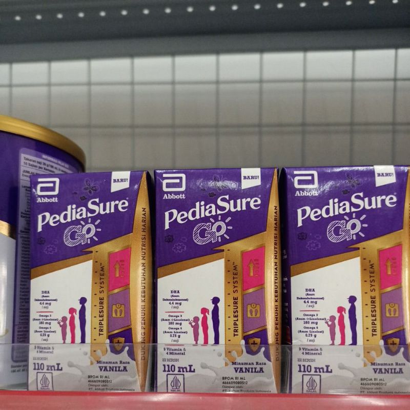 Pediasure Go Coklat dan Vanilla UHT 110ml